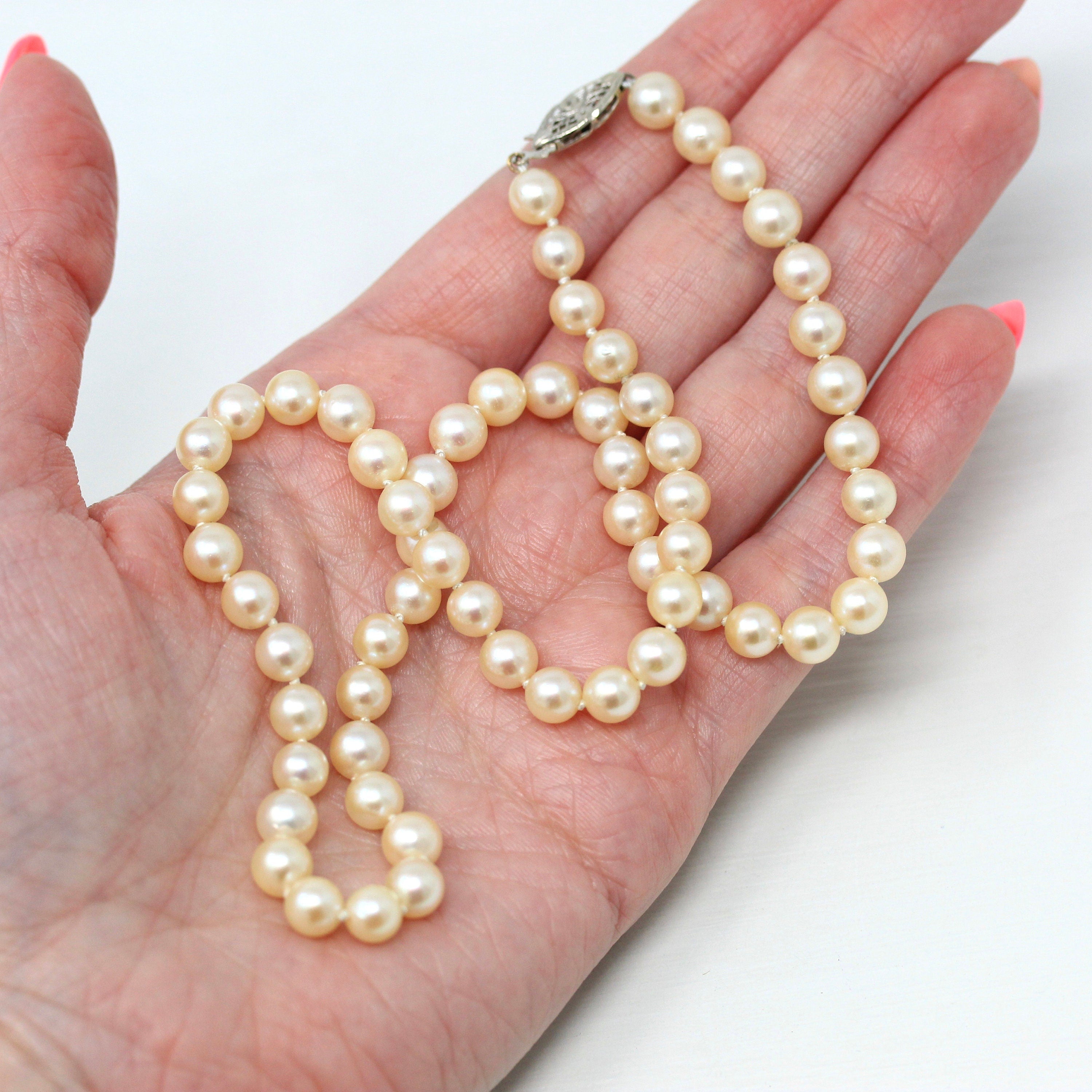 12-14mm Golden South Sea Pearl Necklace - AAA Quality - Pure Pearls